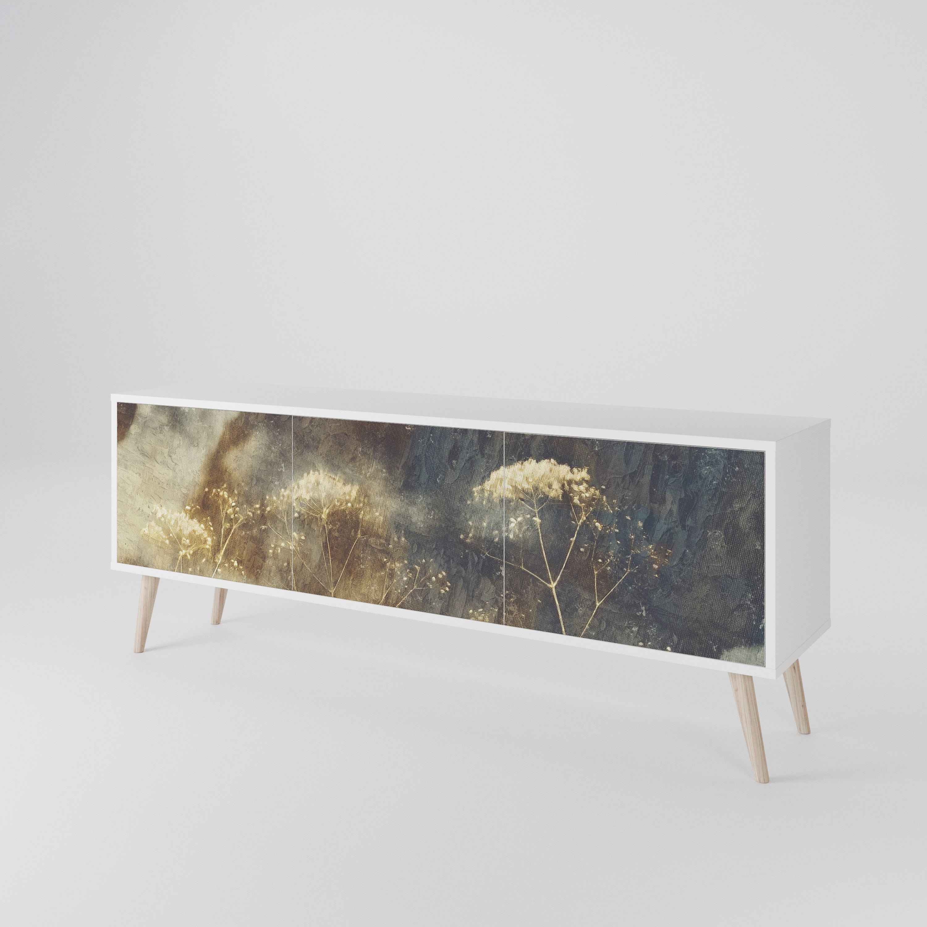 GENTLE POWER 3-Door TV Cabinet