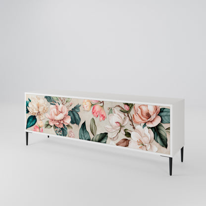FLORAL GRACE TV-bänk med 3 dörrar