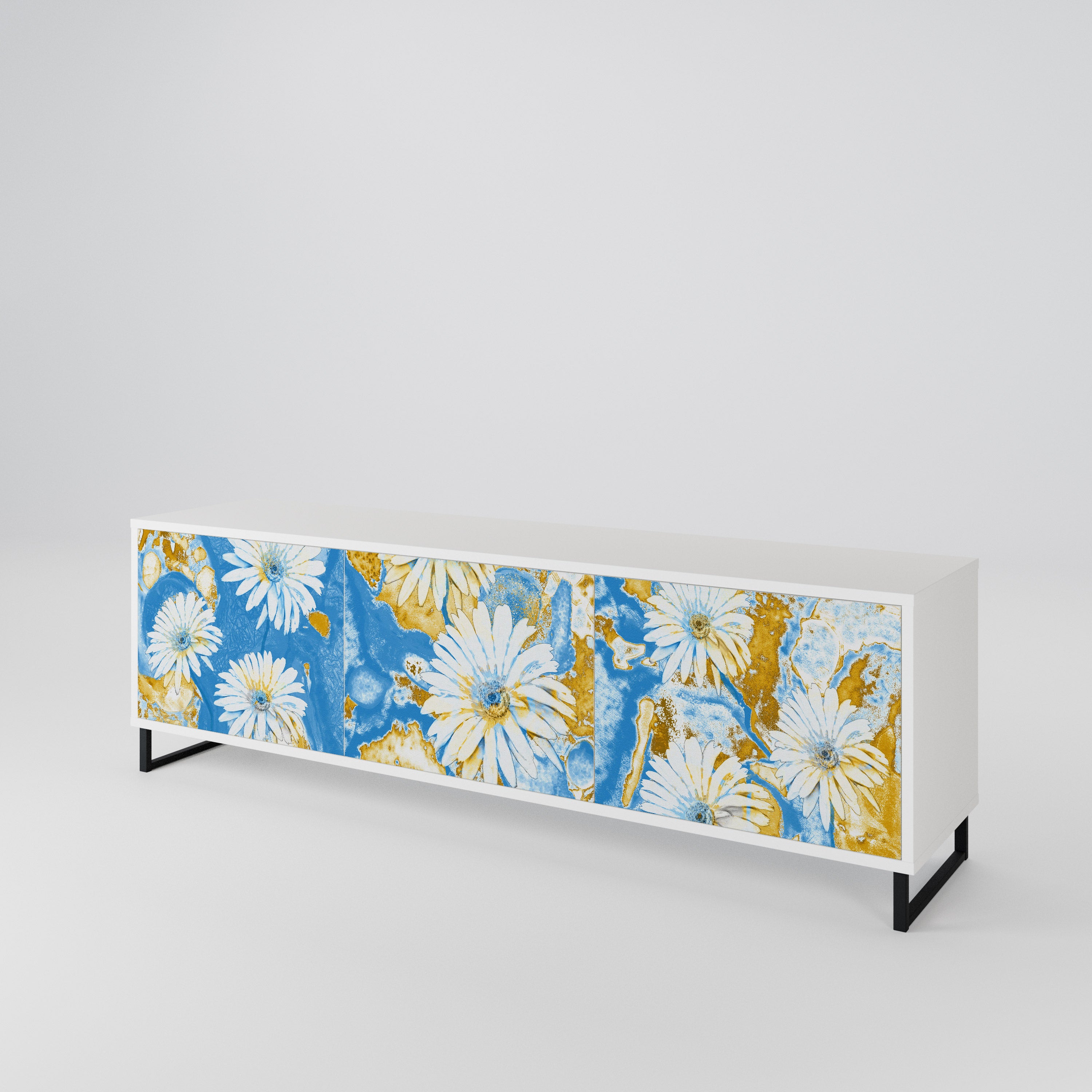 DAISY LUXE 3-Door TV Cabinet