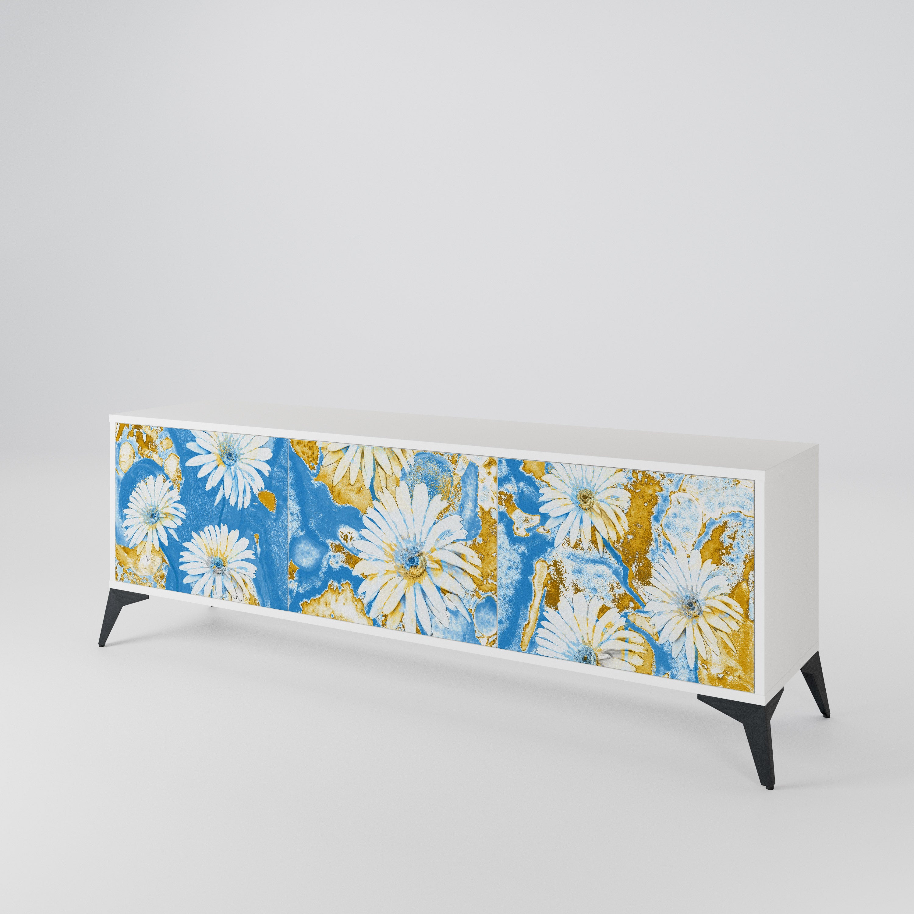 DAISY LUXE 3-Door TV Cabinet