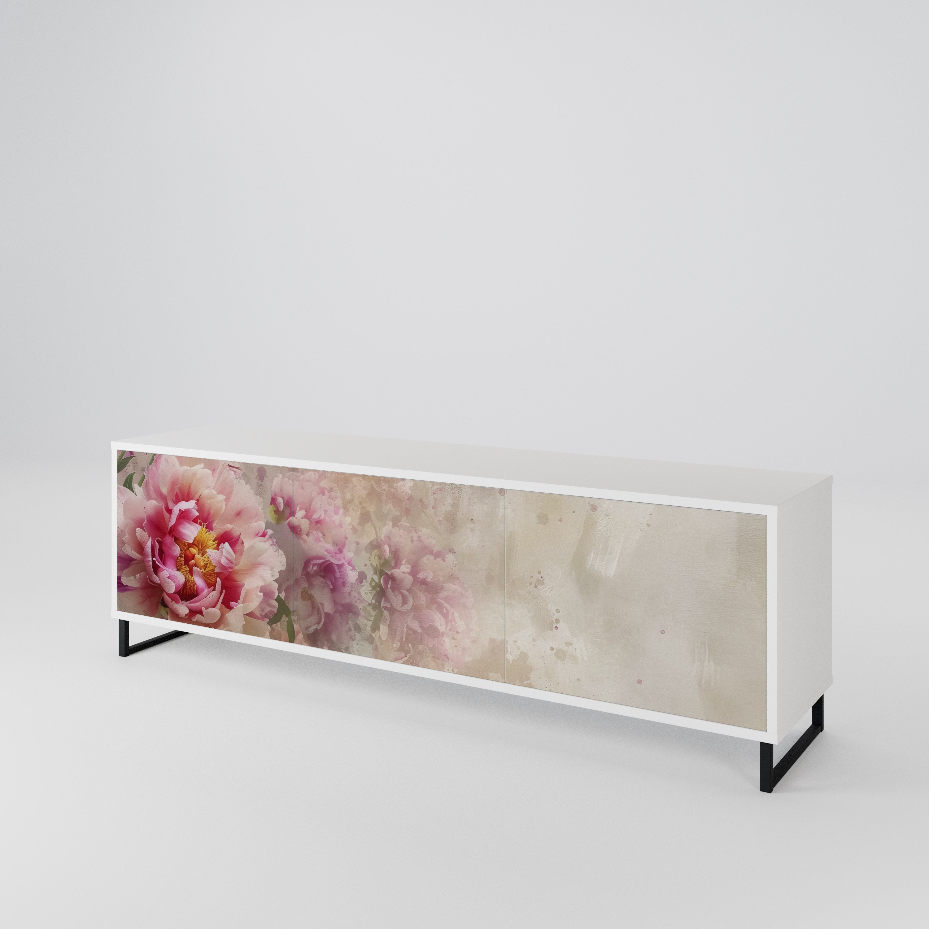 PEONY WHISPER 3-Door TV Cabinet
