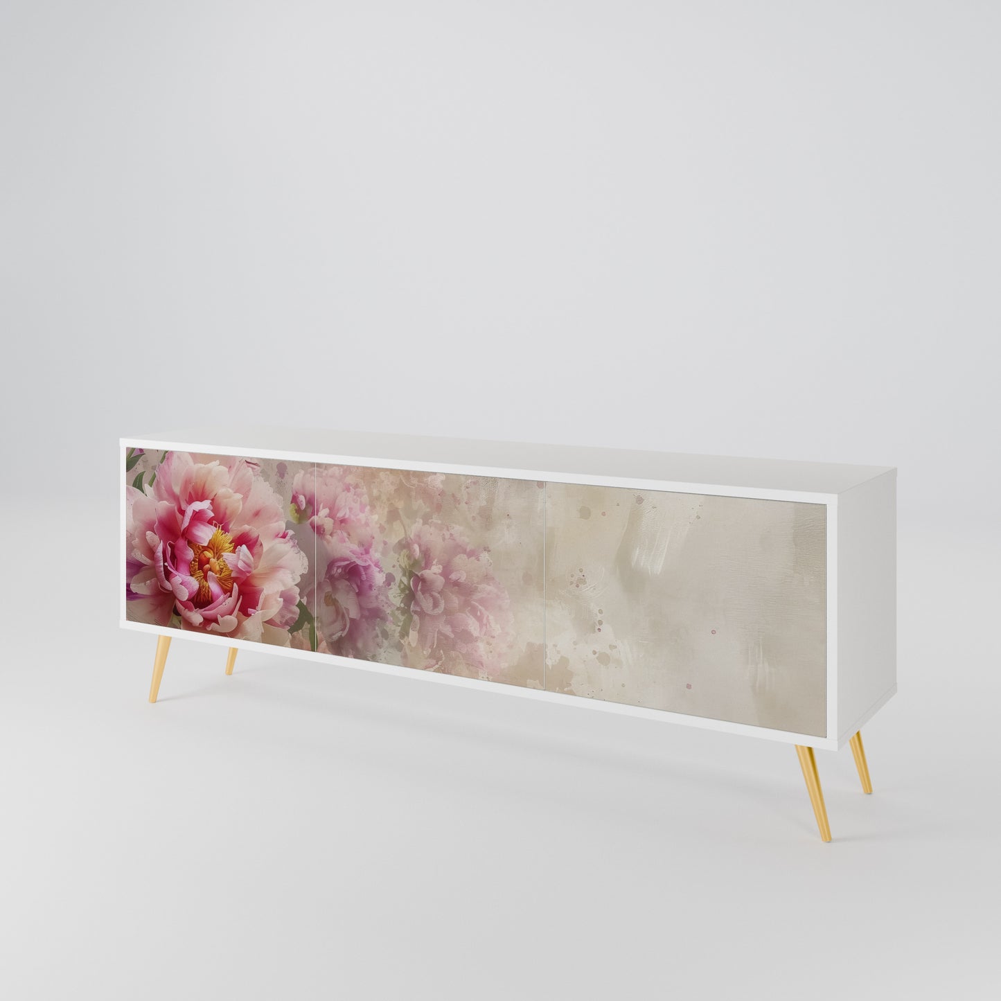 PEONY WHISPER TV-bänk med 3 dörrar