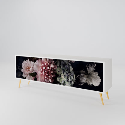 PURE BLOSSOM TV-bänk med 3 dörrar