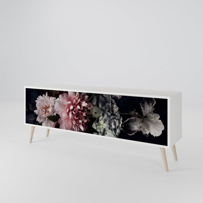 PURE BLOSSOM TV-bänk med 3 dörrar