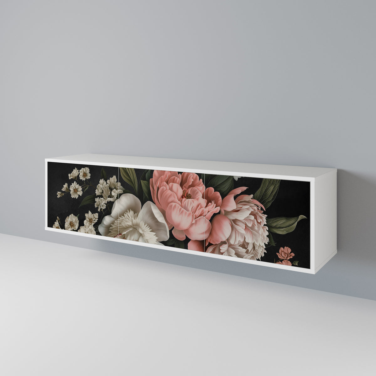 LUSH ELEGANCE TV-bänk med 3 dörrar