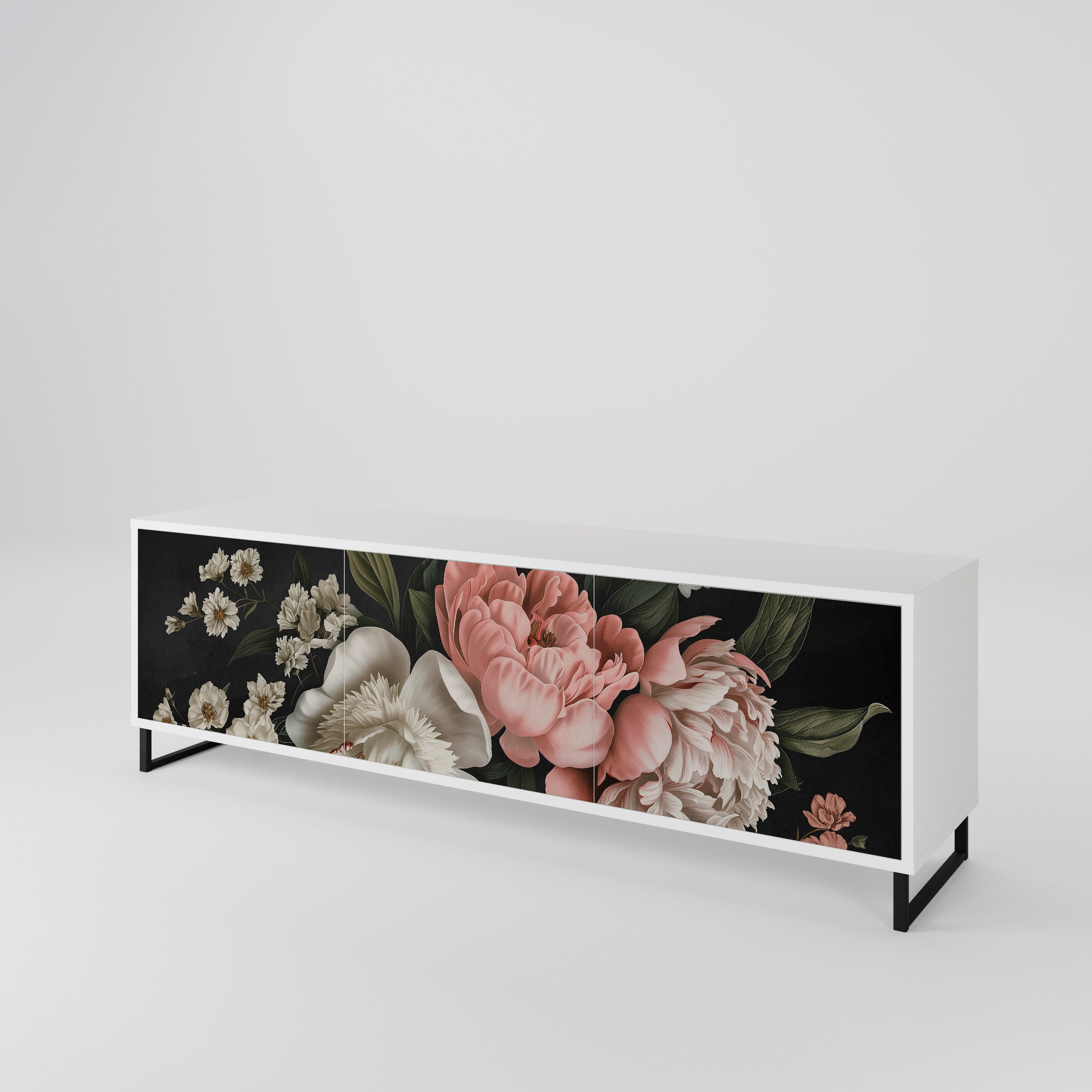 LUSH ELEGANCE 3-Door TV Cabinet
