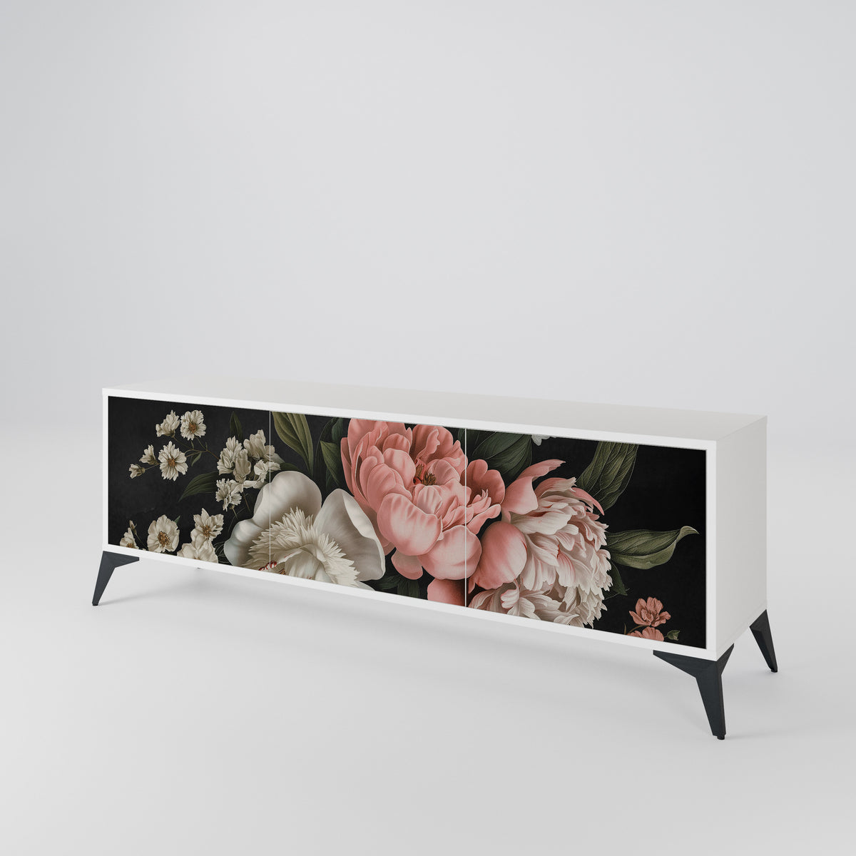 LUSH ELEGANCE TV-bänk med 3 dörrar