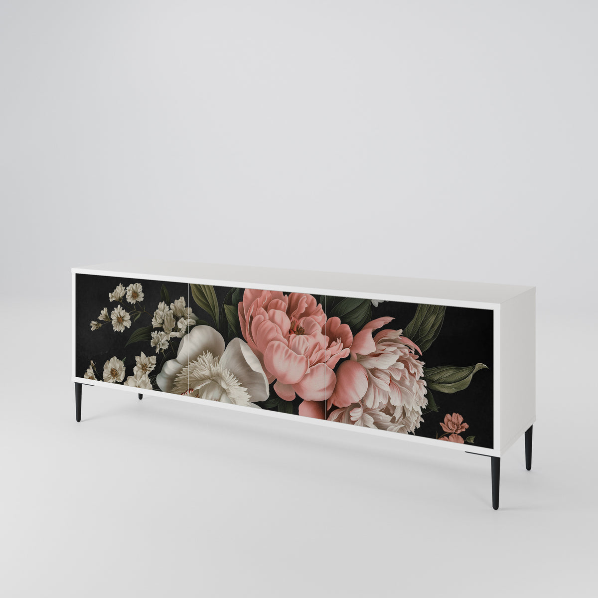 LUSH ELEGANCE TV-bänk med 3 dörrar