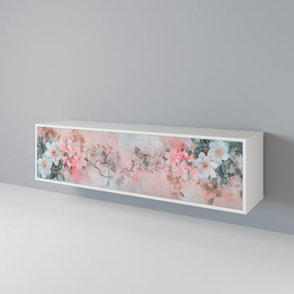 CHERRY BLOSSOM TV-bänk med 3 dörrar