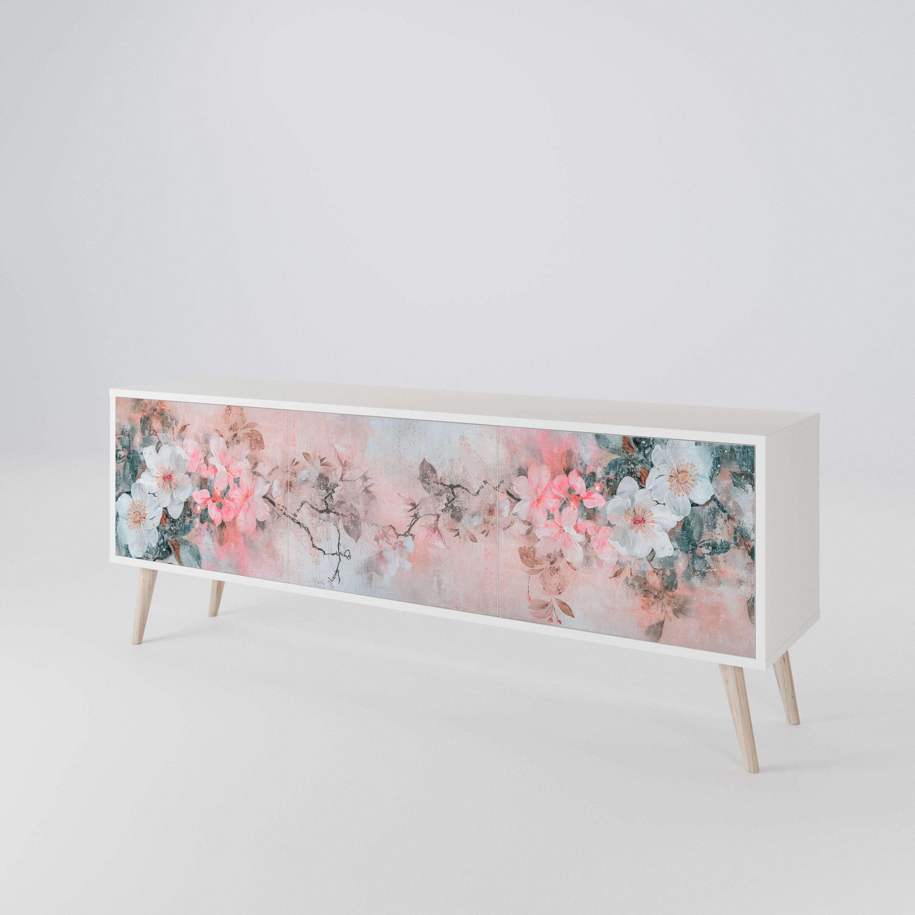 CHERRY BLOSSOM 3-Door TV Cabinet