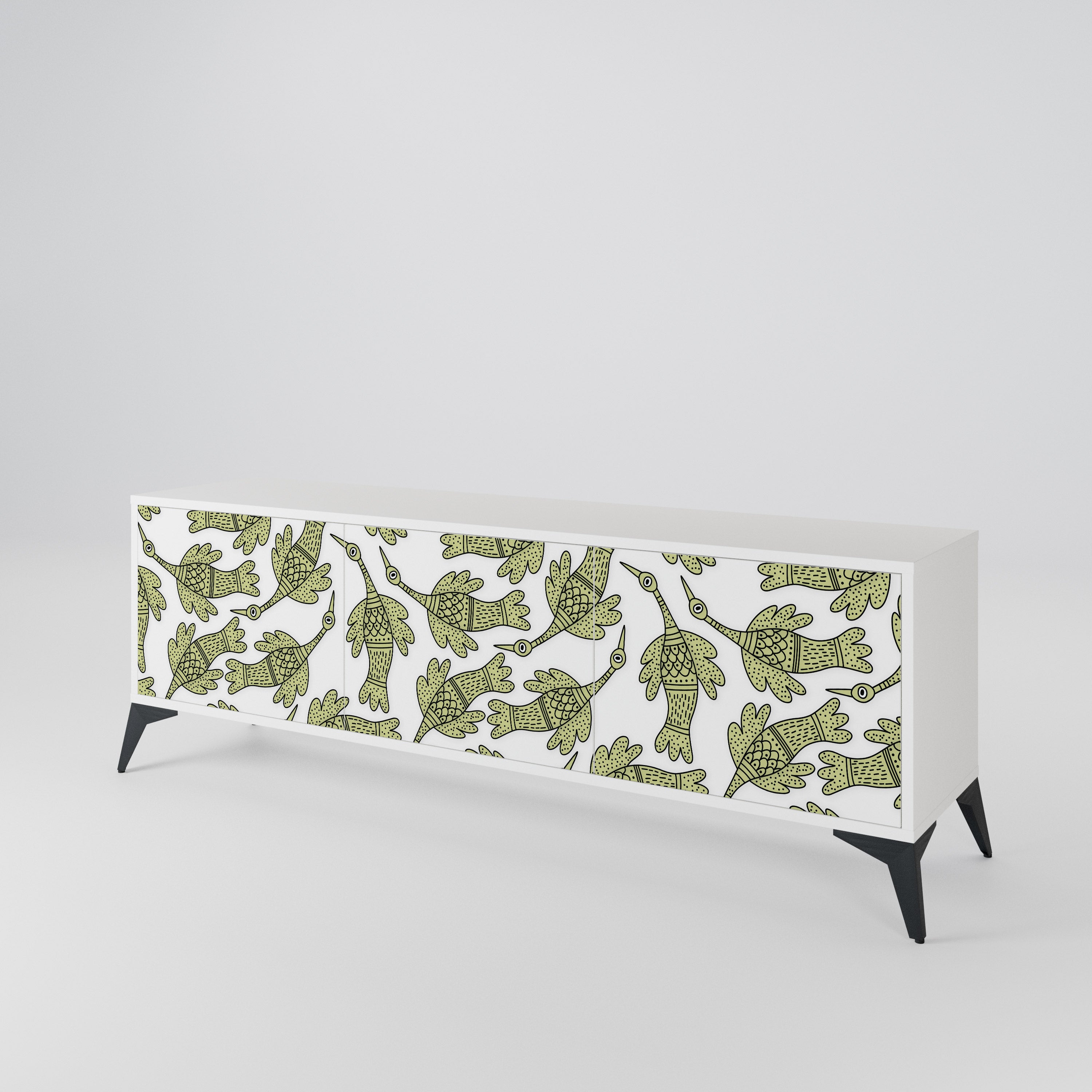 SEEDLING SONGBIRD 3-Door TV Cabinet