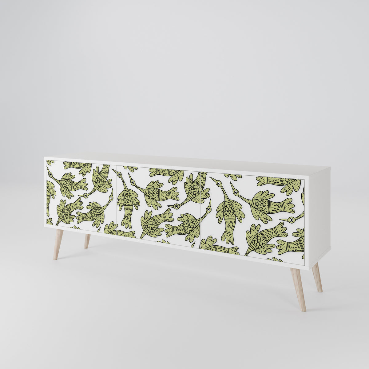 SEEDLING SONGBIRD 3-Door TV Cabinet