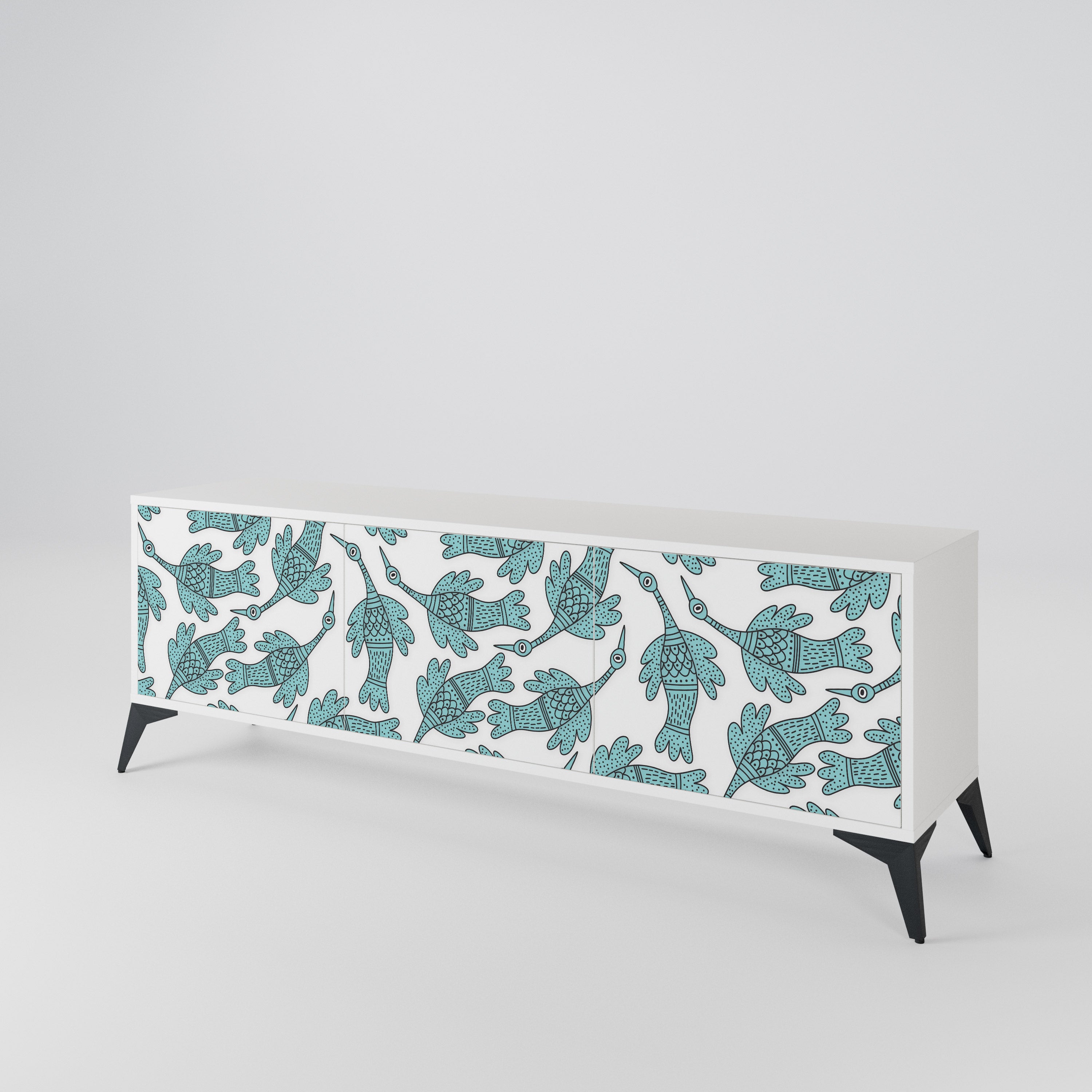 WATERSPOUT SONGIBIRD 3-Door TV Cabinet