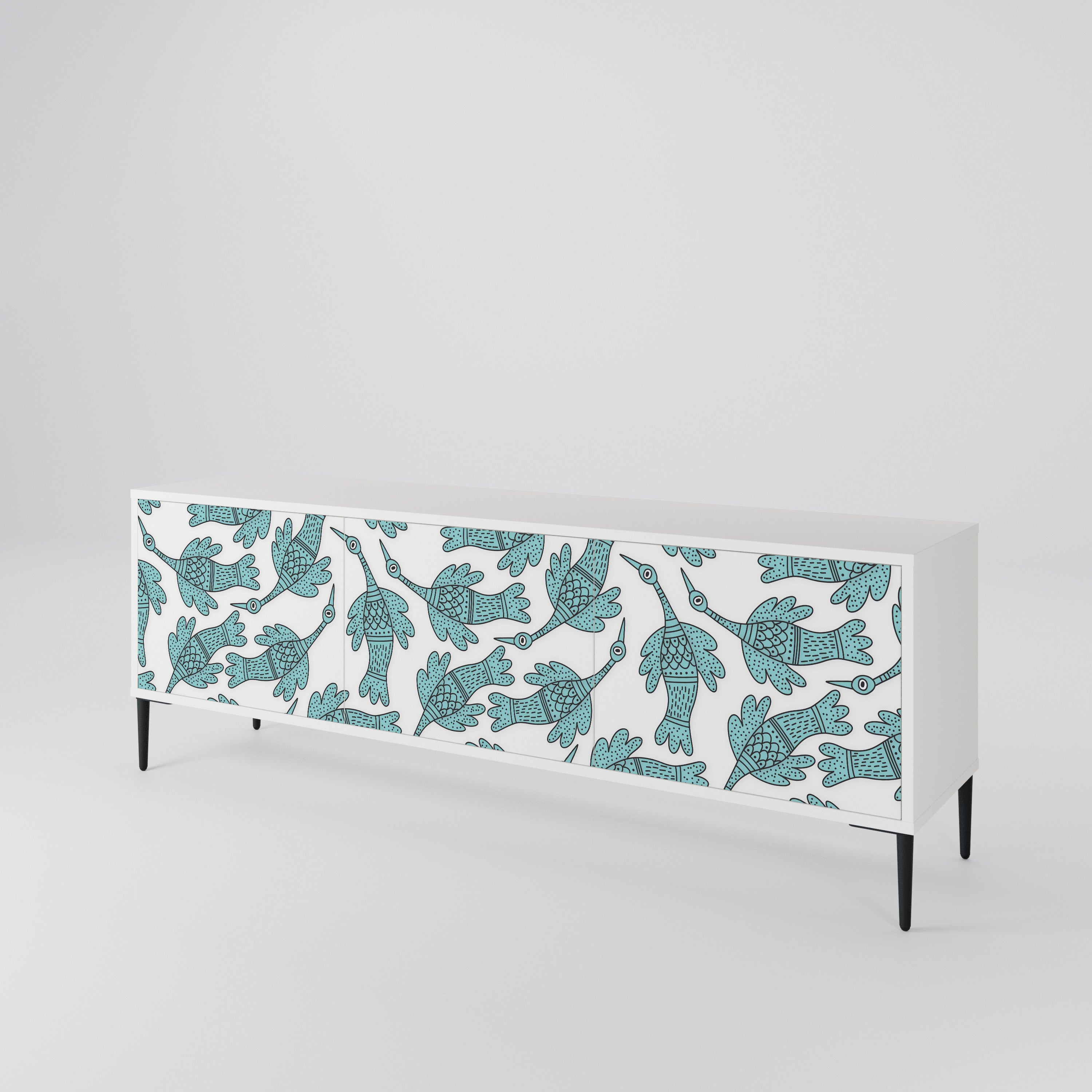 WATERSPOUT SONGIBIRD 3-Door TV Cabinet