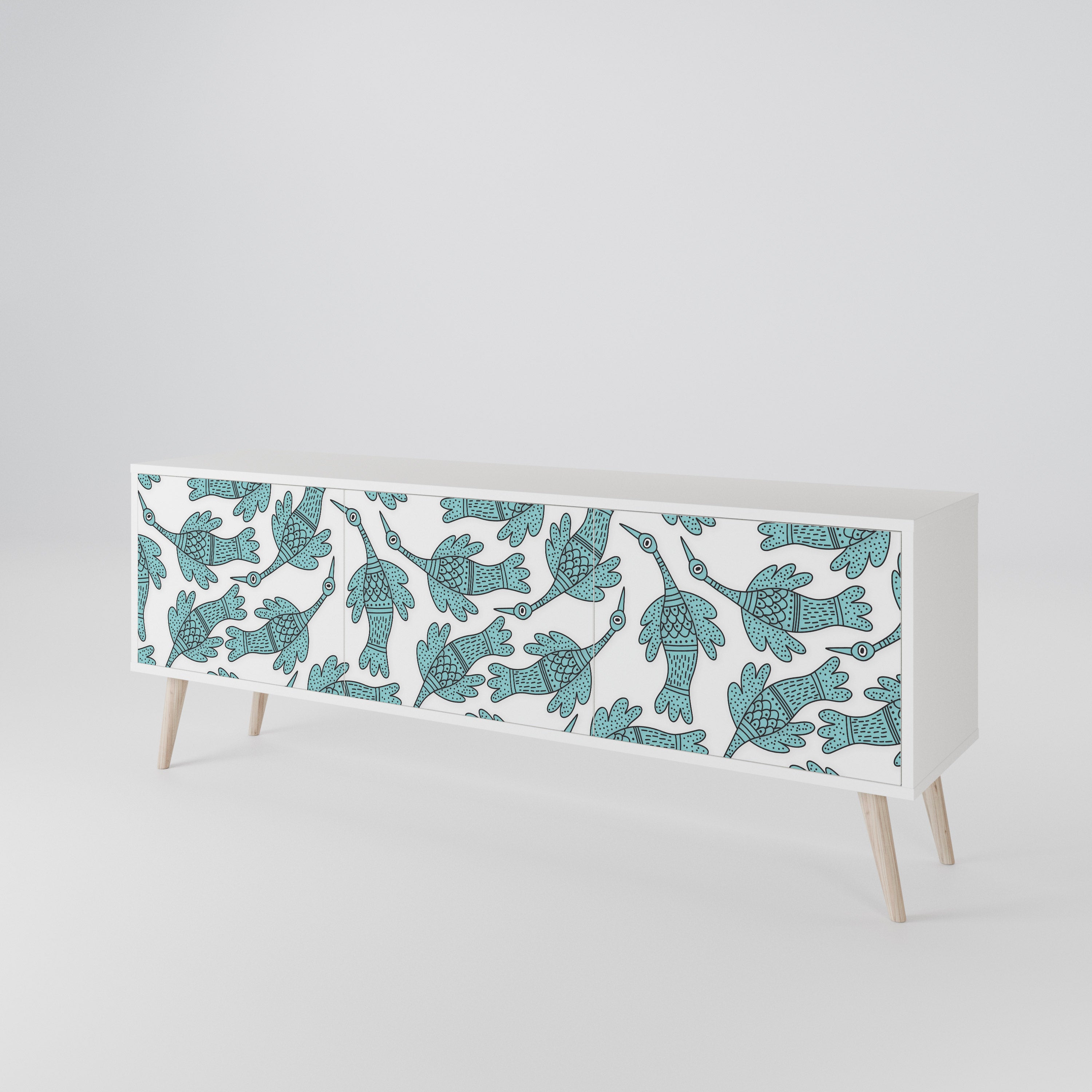 WATERSPOUT SONGIBIRD 3-Door TV Cabinet