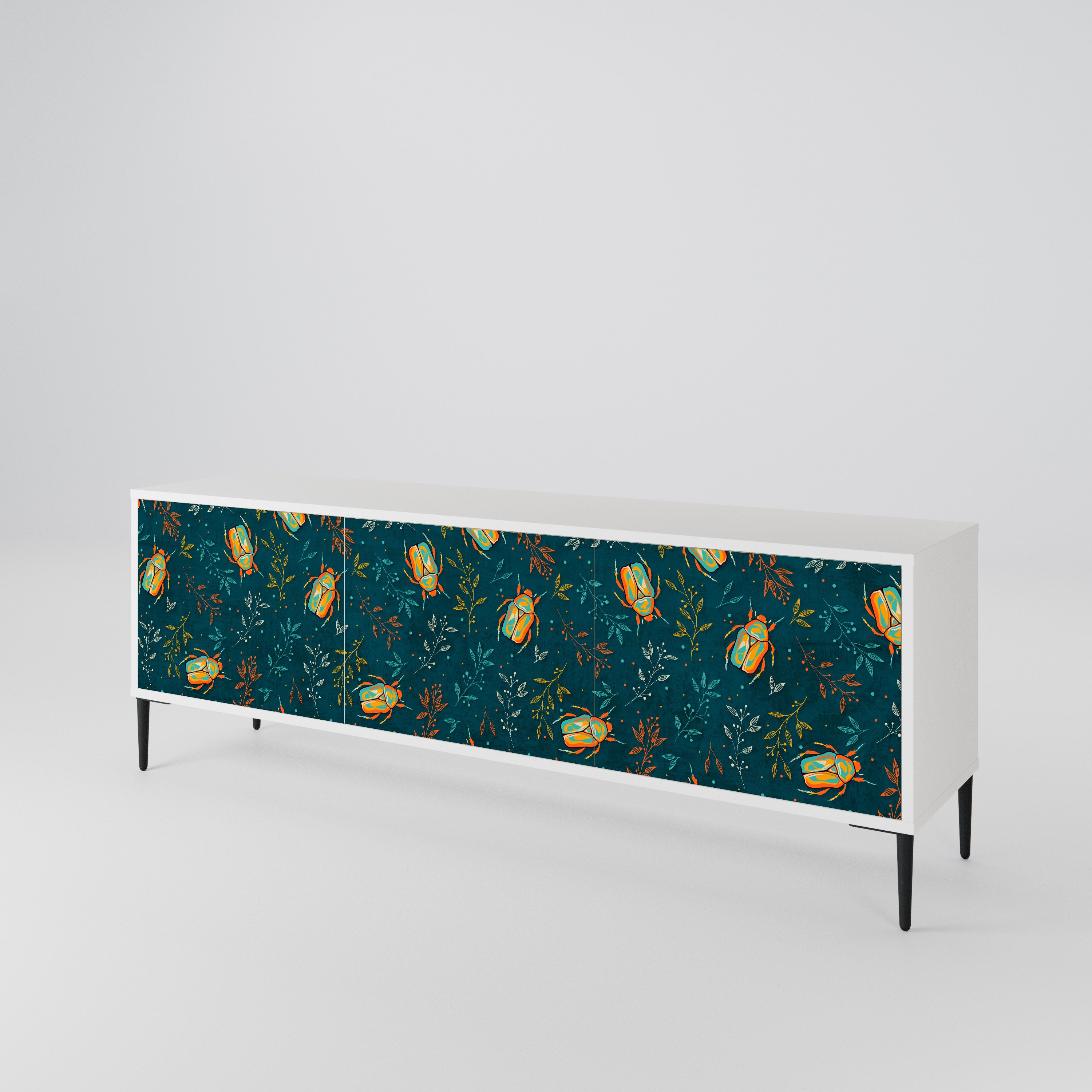 AUTUMN INSECTS 3-Door TV Cabinet