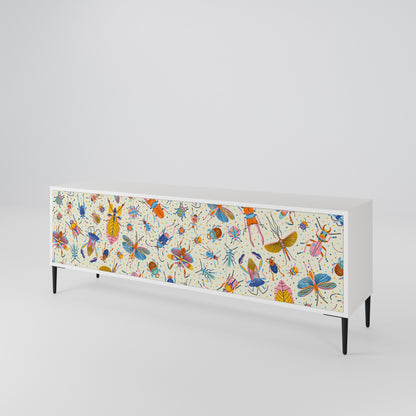 COLORFUL INSECTS TV-bänk med 3 dörrar