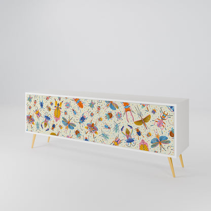 COLORFUL INSECTS TV-bänk med 3 dörrar