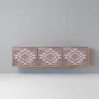 MARVEL MOSAIC 3-Door TV Stand in Oak Effect