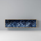 CUBIC MIST 3-Door TV Stand in Oak Effect