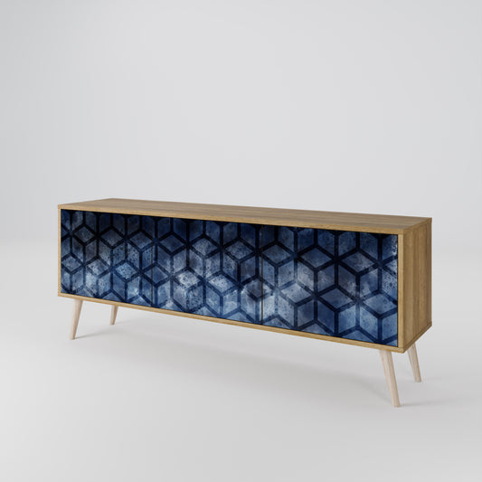 CUBIC MIST 3-Door TV Cabinet