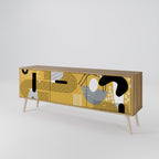 SHAPESHIFT SYMPHONY 3-Door TV Stand in Oak Effect