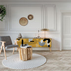 SHAPESHIFT SYMPHONY 3-Door TV Stand in Oak Effect