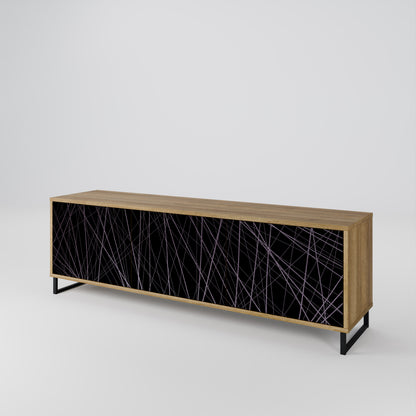 SHIMMER SPIDERGRAM TV-bänk med 3 dörrar