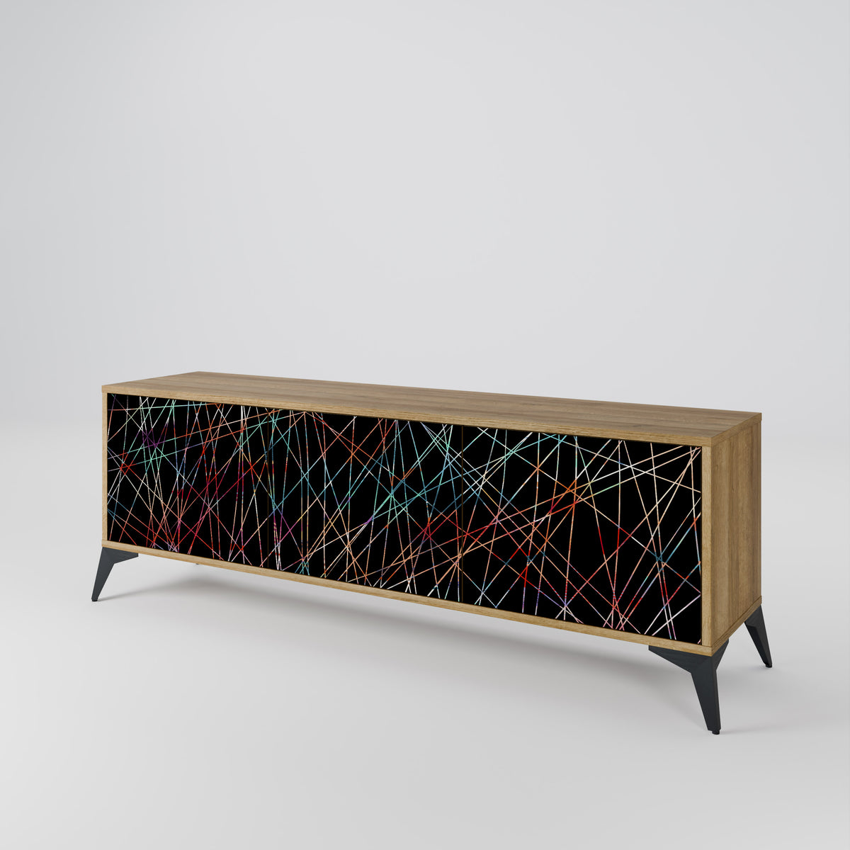LUMINOUS SNARE TV-bänk med 3 dörrar