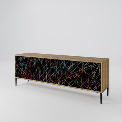 LUMINOUS SNARE TV-bänk med 3 dörrar