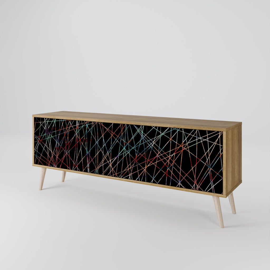 LUMINOUS SNARE TV-bänk med 3 dörrar