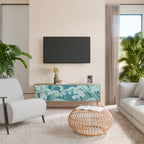 ASIAN SWAY 3-Door TV Stand in Oak Effect