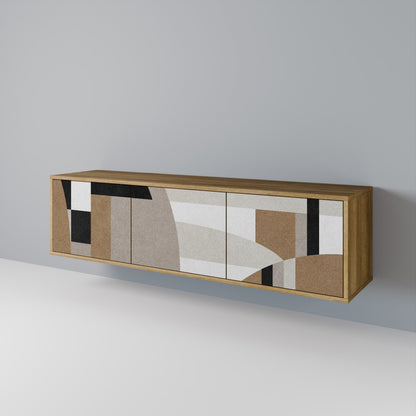 DELICATE MEMENTO TV-bänk med 3 dörrar