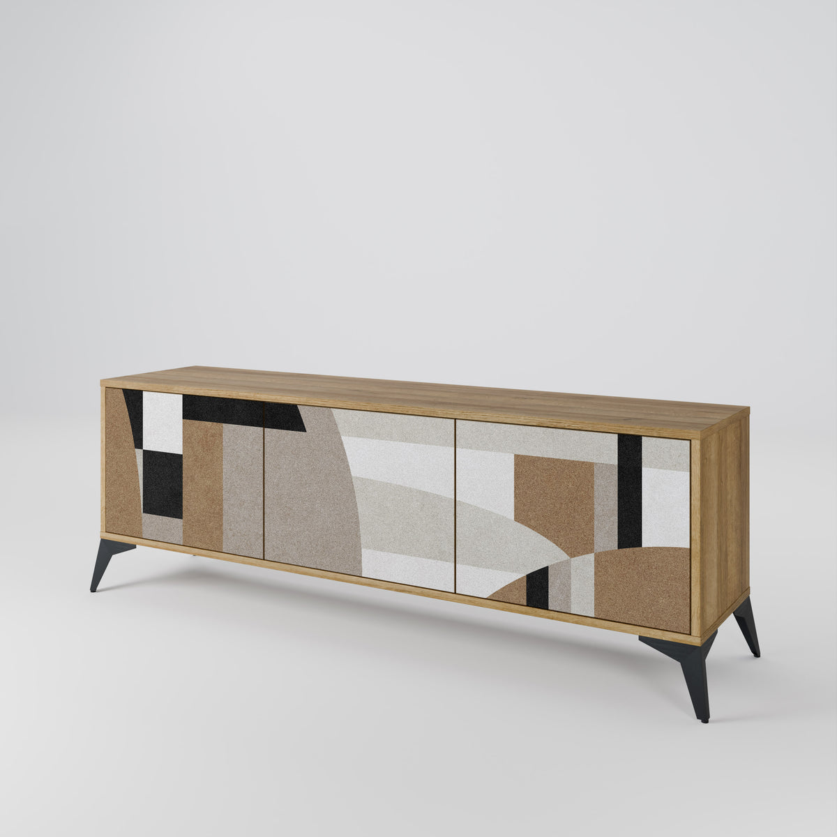 DELICATE MEMENTO TV-bänk med 3 dörrar