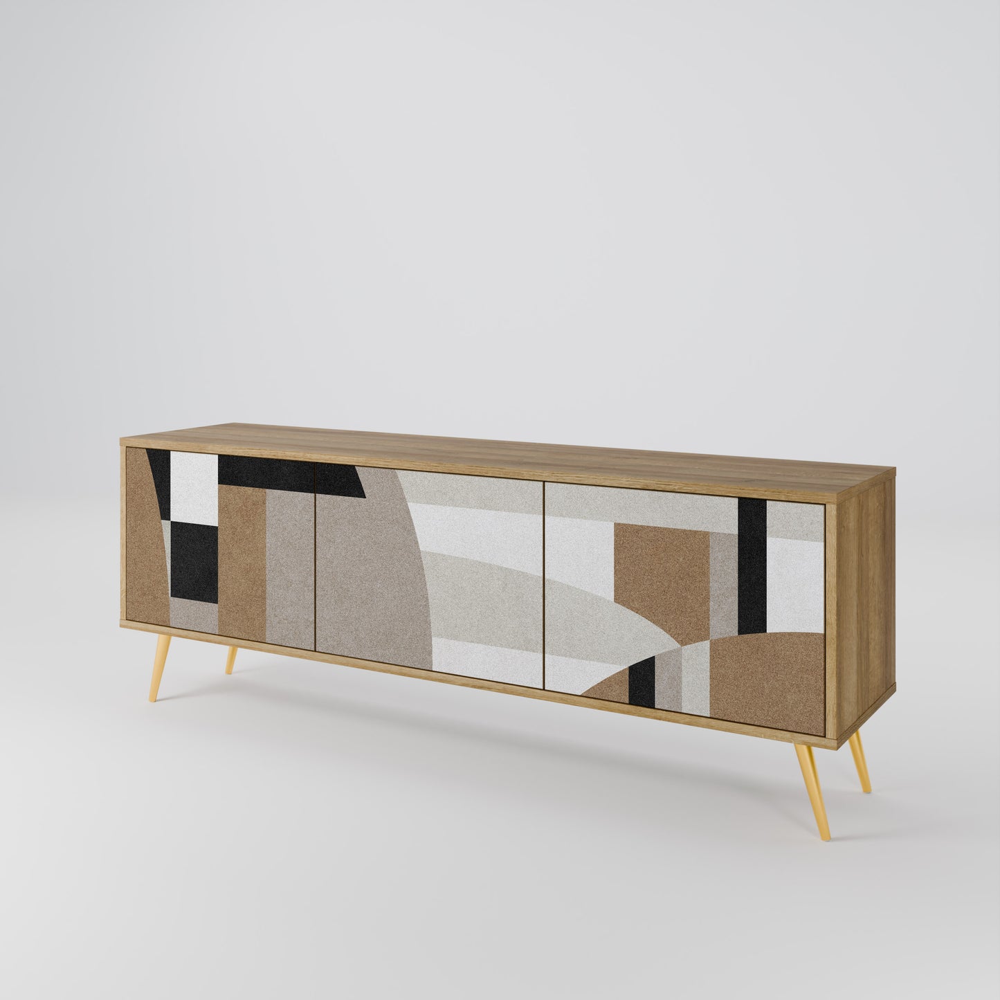 DELICATE MEMENTO TV-bänk med 3 dörrar