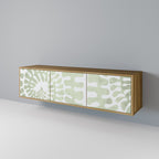 HELIX DANCE 3-Door TV Stand in Oak Effect