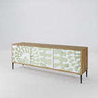 HELIX DANCE 3-Door TV Stand in Oak Effect