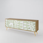 HELIX DANCE 3-Door TV Stand in Oak Effect