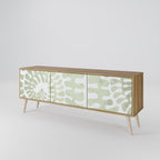 HELIX DANCE 3-Door TV Stand in Oak Effect