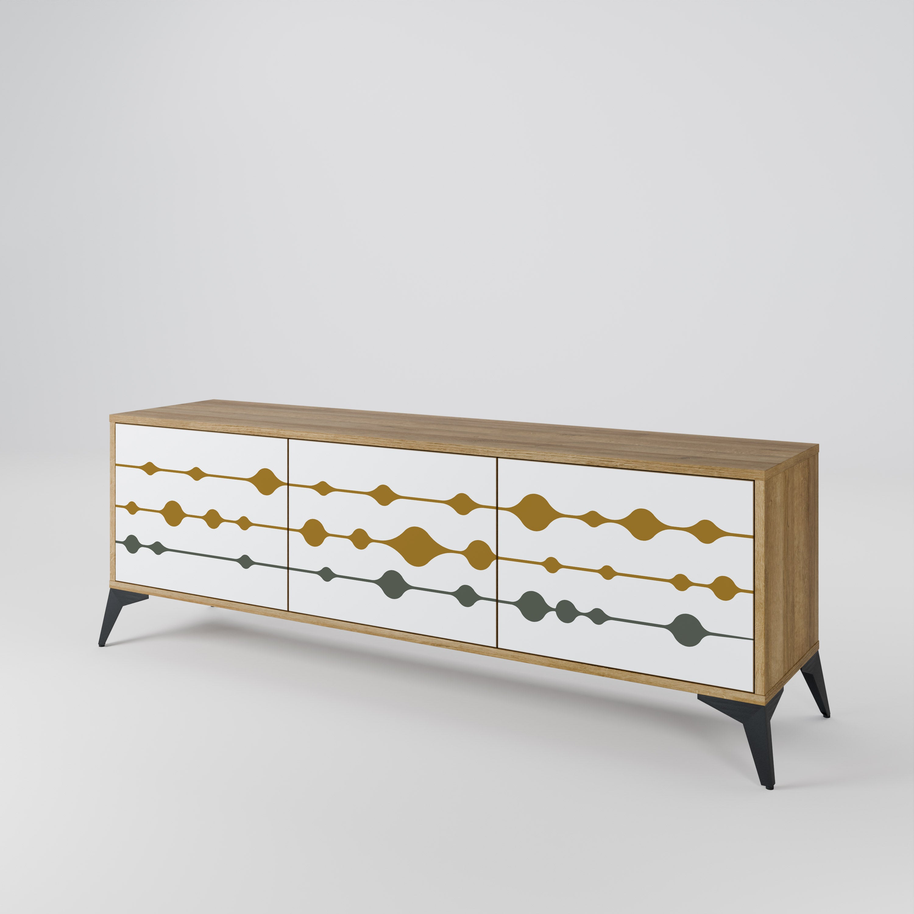 VIVID TONE 3-Door TV Cabinet