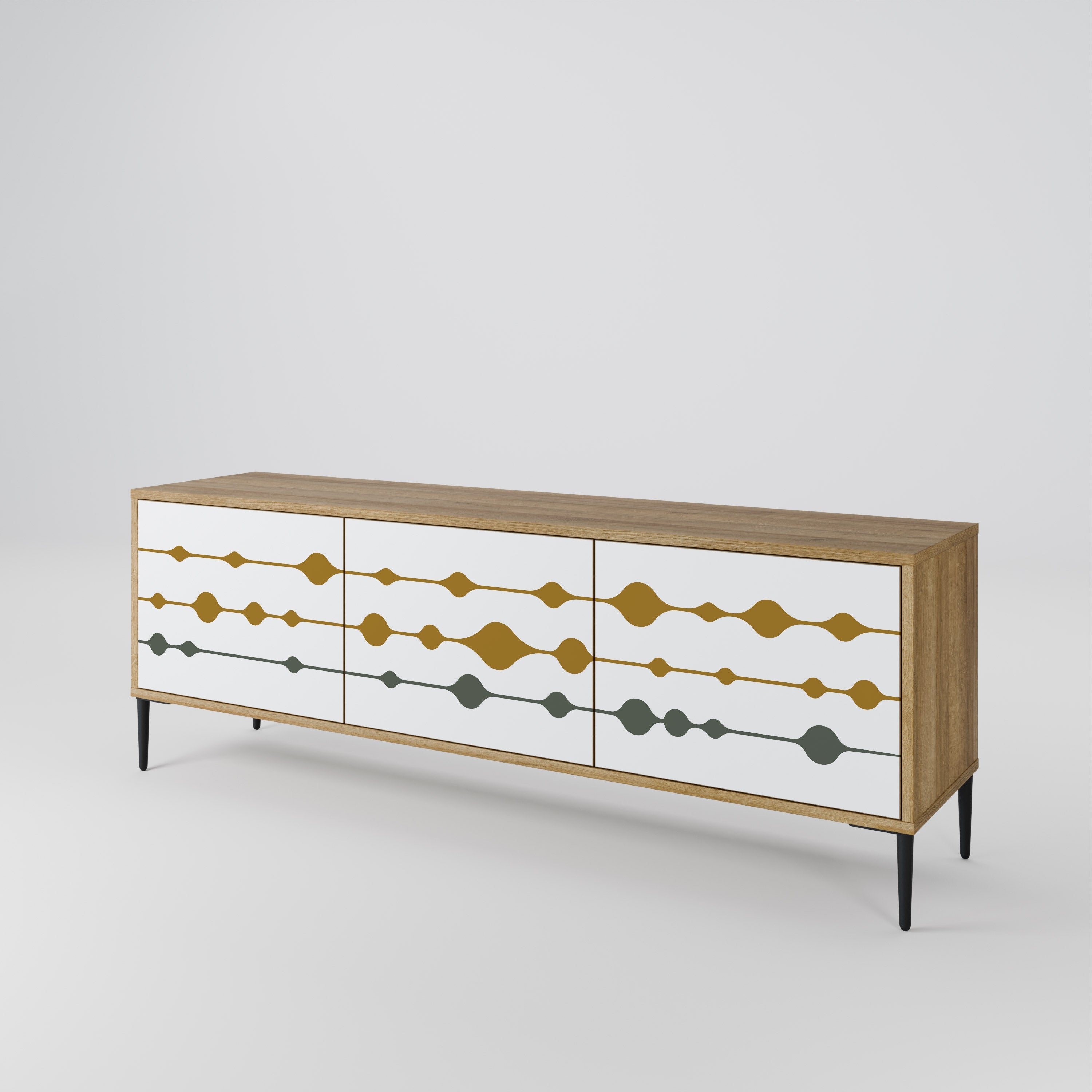 VIVID TONE 3-Door TV Cabinet