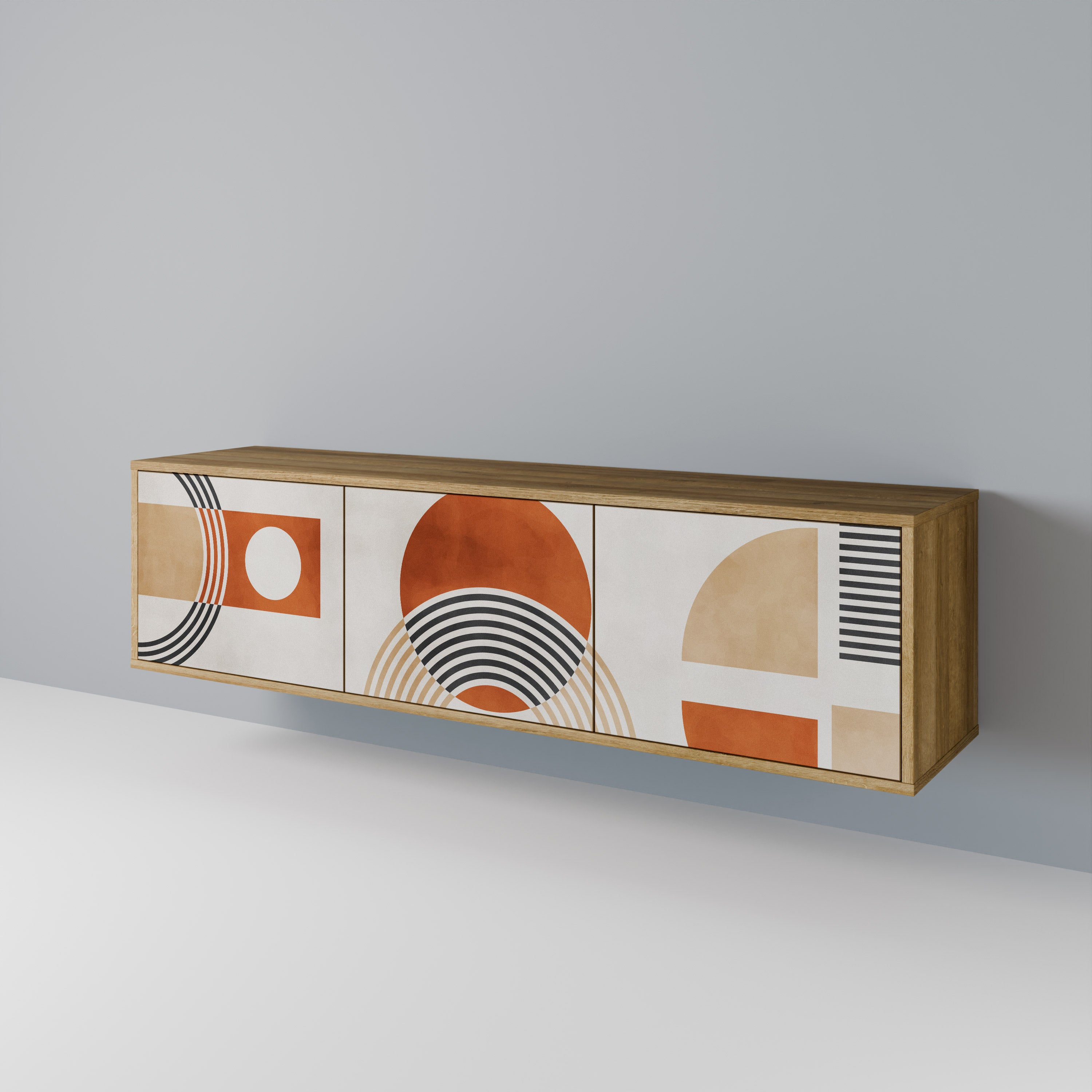 SPACE AROUND 3-Door TV Cabinet