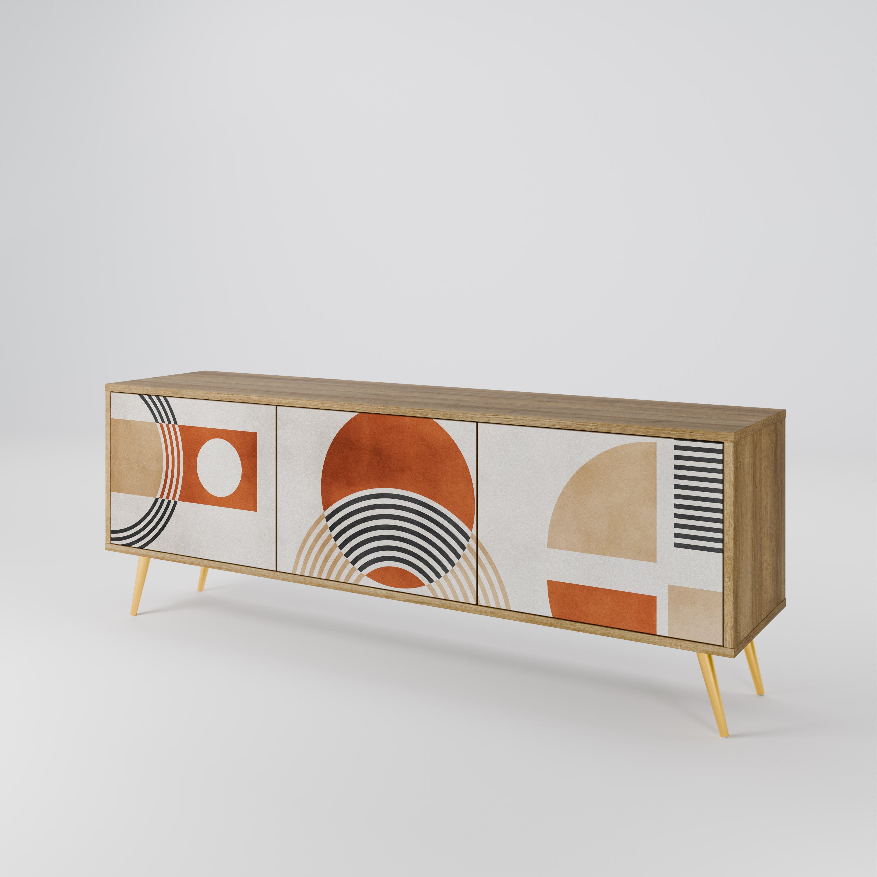 SPACE AROUND 3-Door TV Cabinet