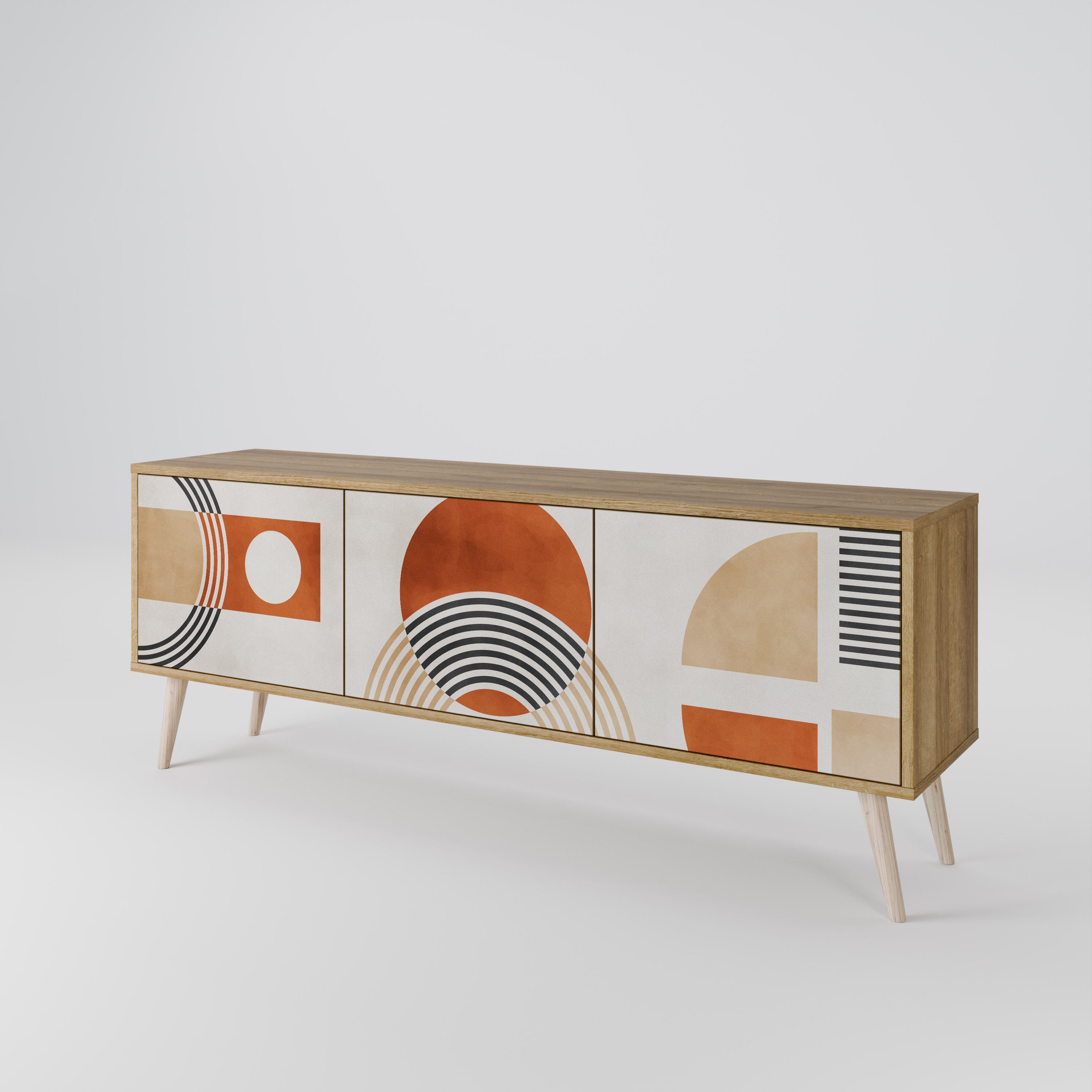 SPACE AROUND 3-Door TV Cabinet