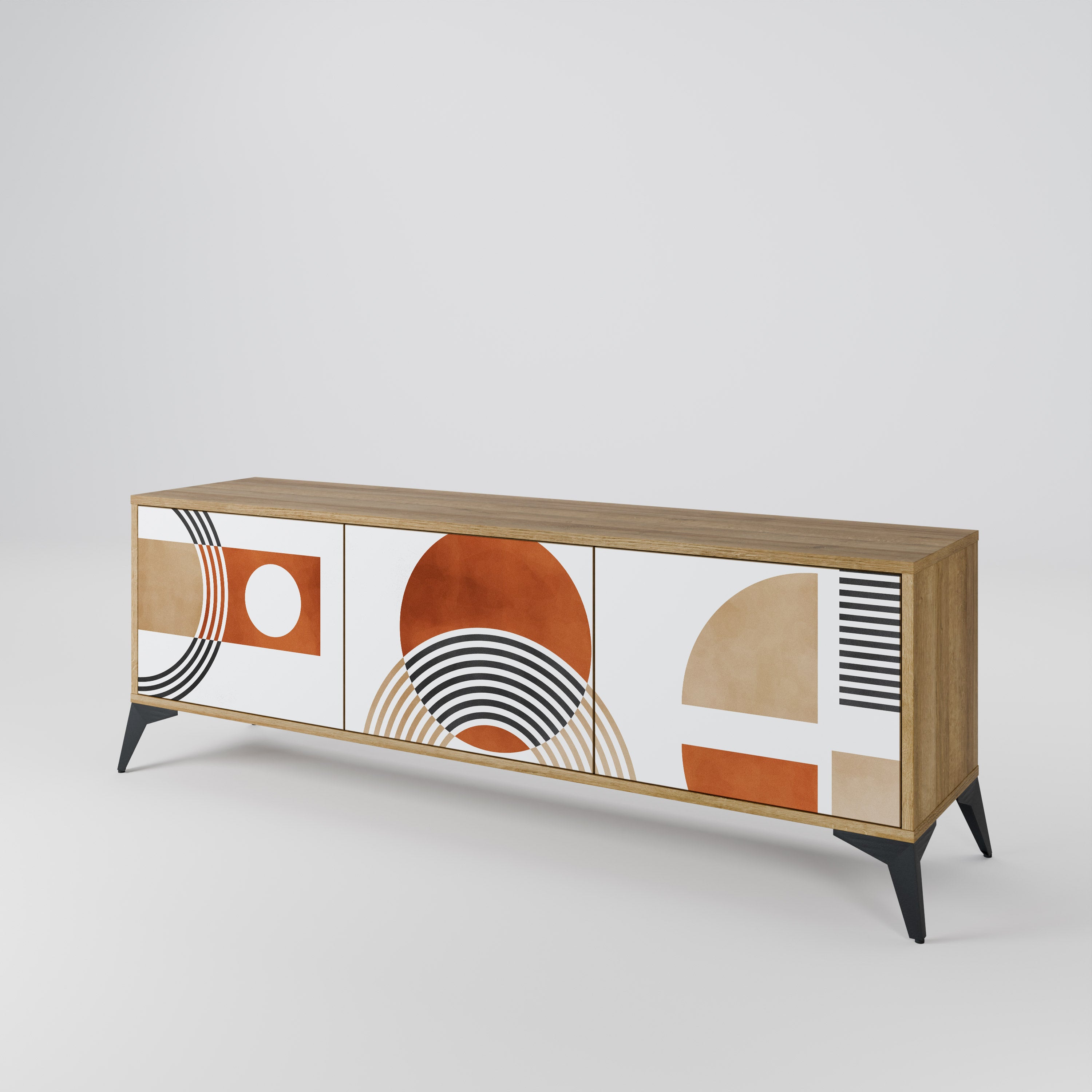 CIRCLE RHYTM 3-Door TV Cabinet