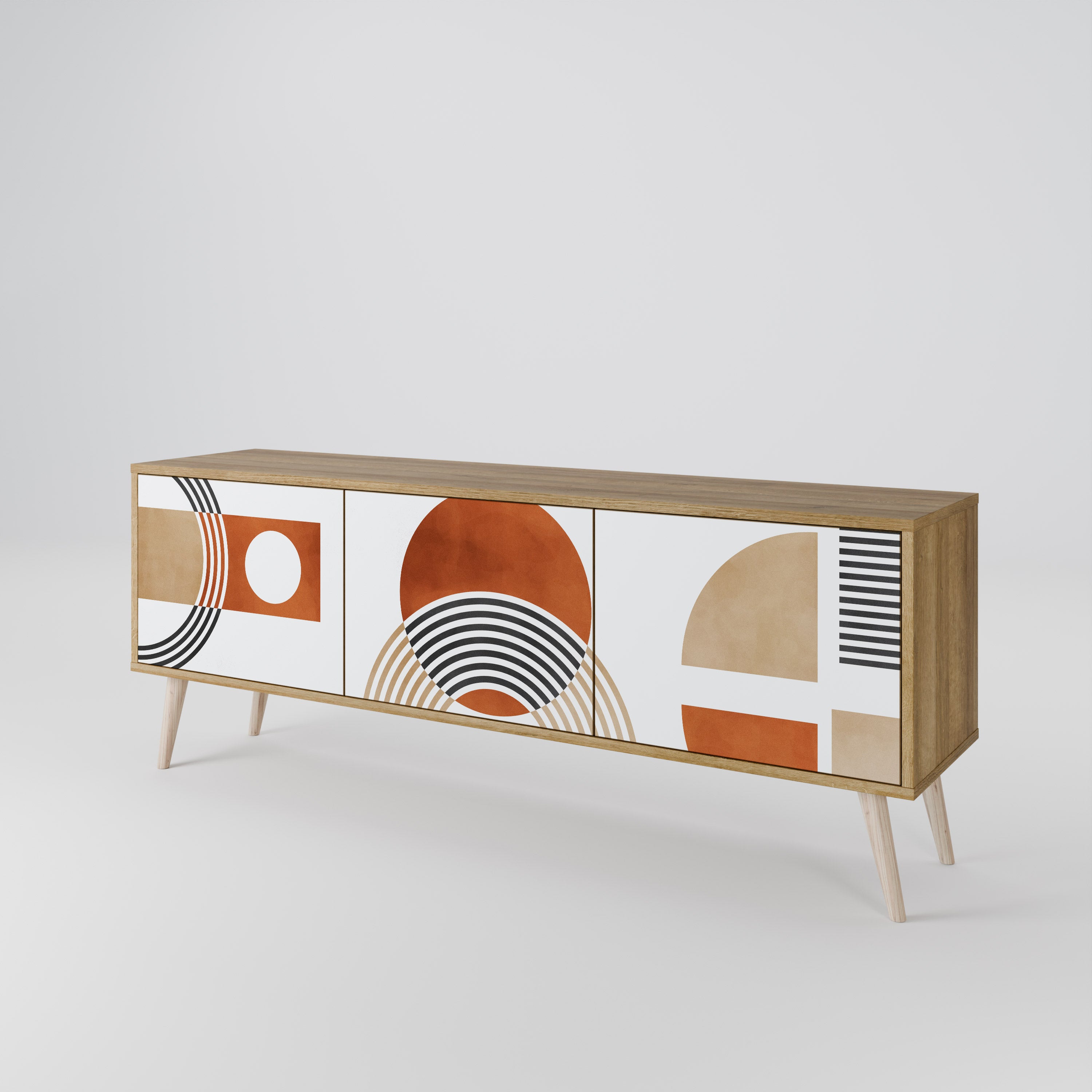 CIRCLE RHYTM 3-Door TV Cabinet
