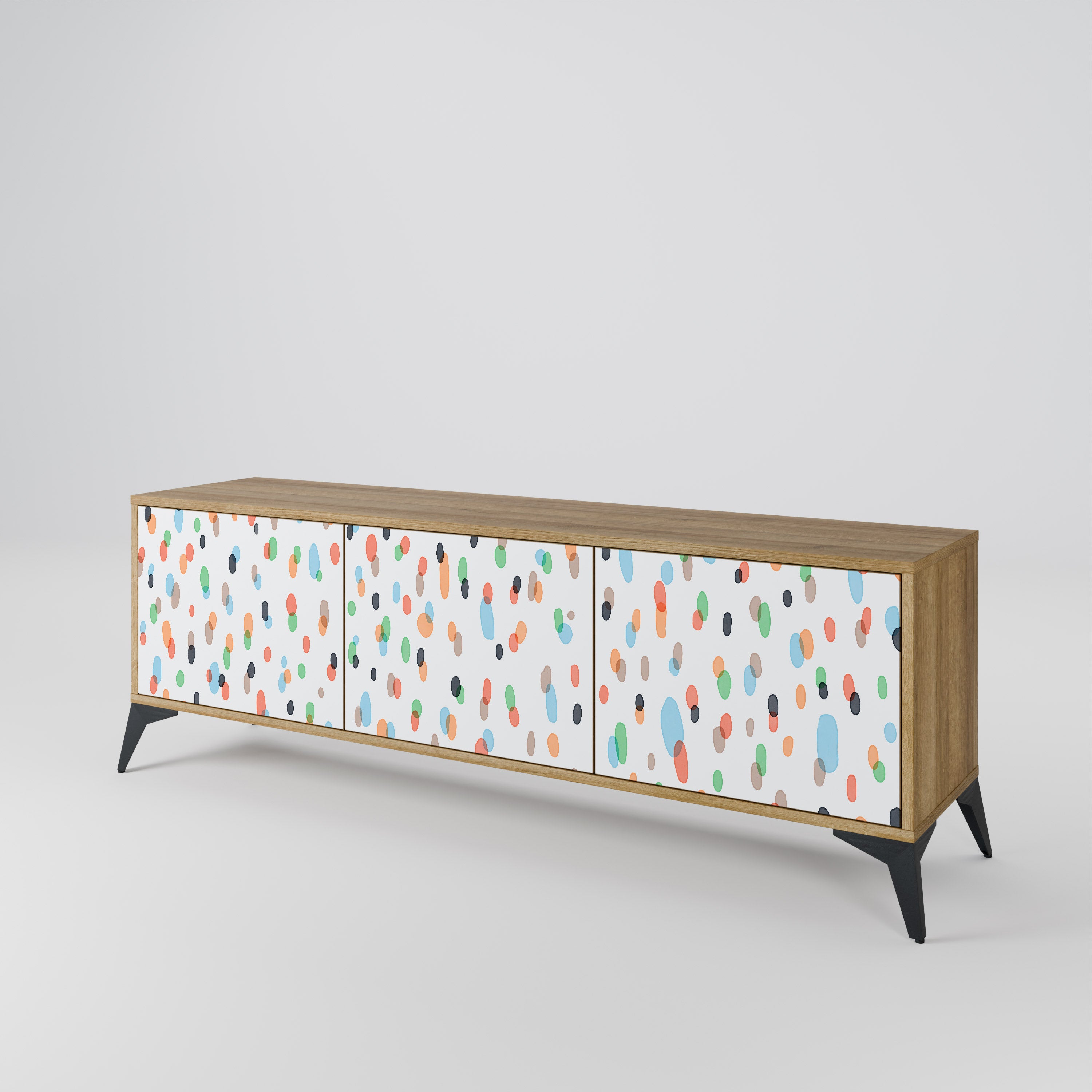 ENERGETIC SPOTS 3-Door TV Cabinet