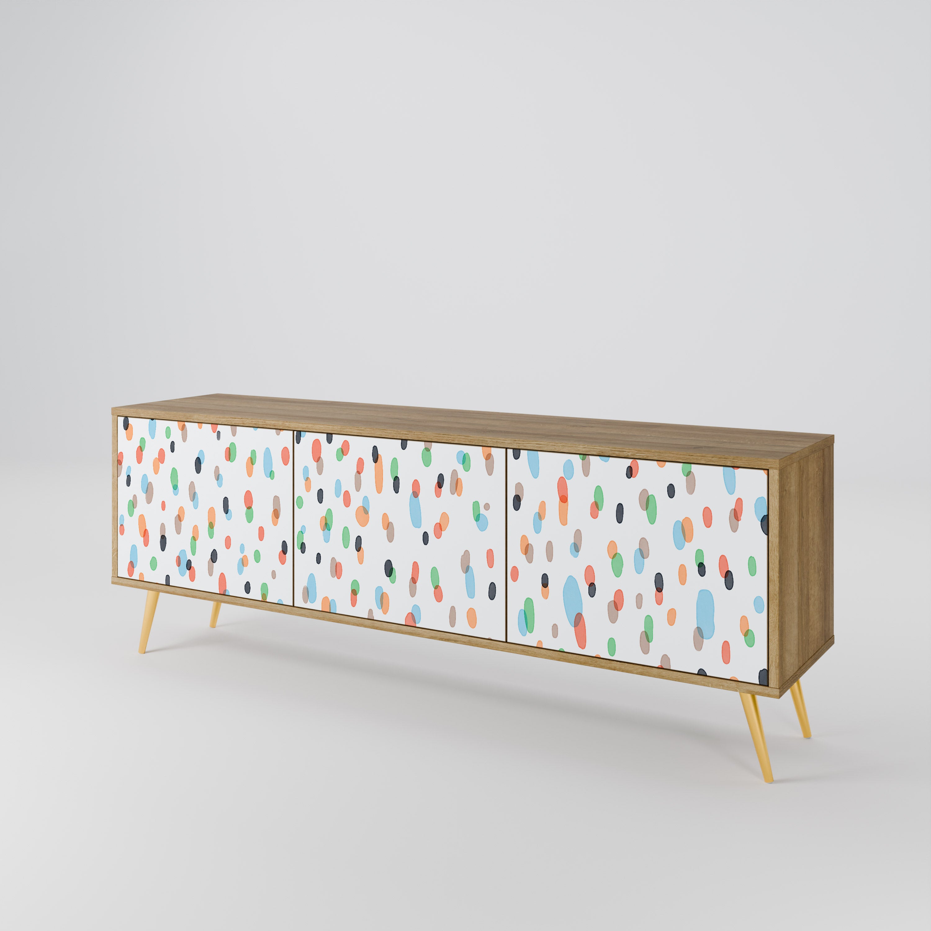 ENERGETIC SPOTS 3-Door TV Cabinet