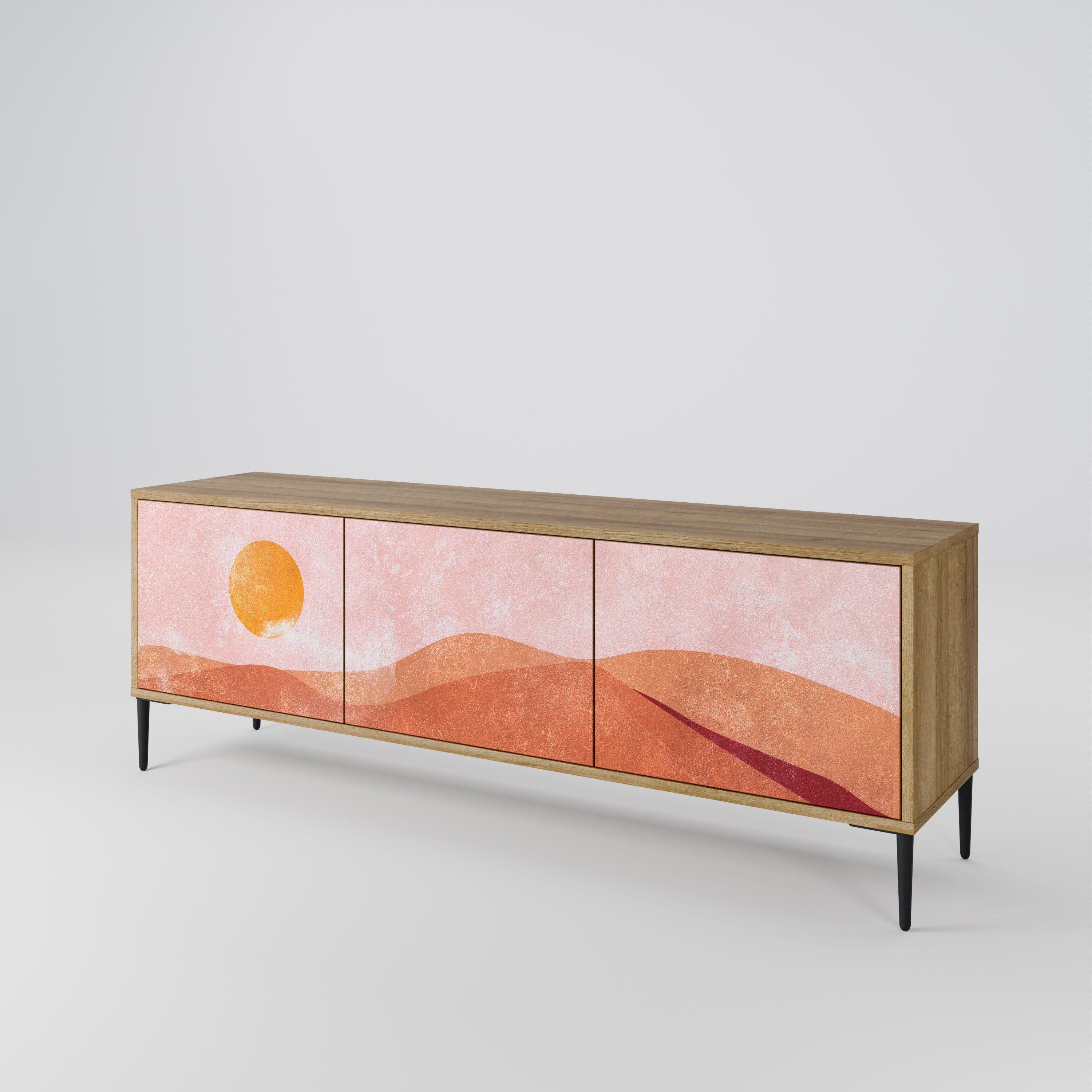 LUMINOUS SUNLIGHT TV-bänk med 3 dörrar