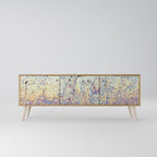 MOSAIC OF COLORS 3-Door TV Stand in Oak Effect